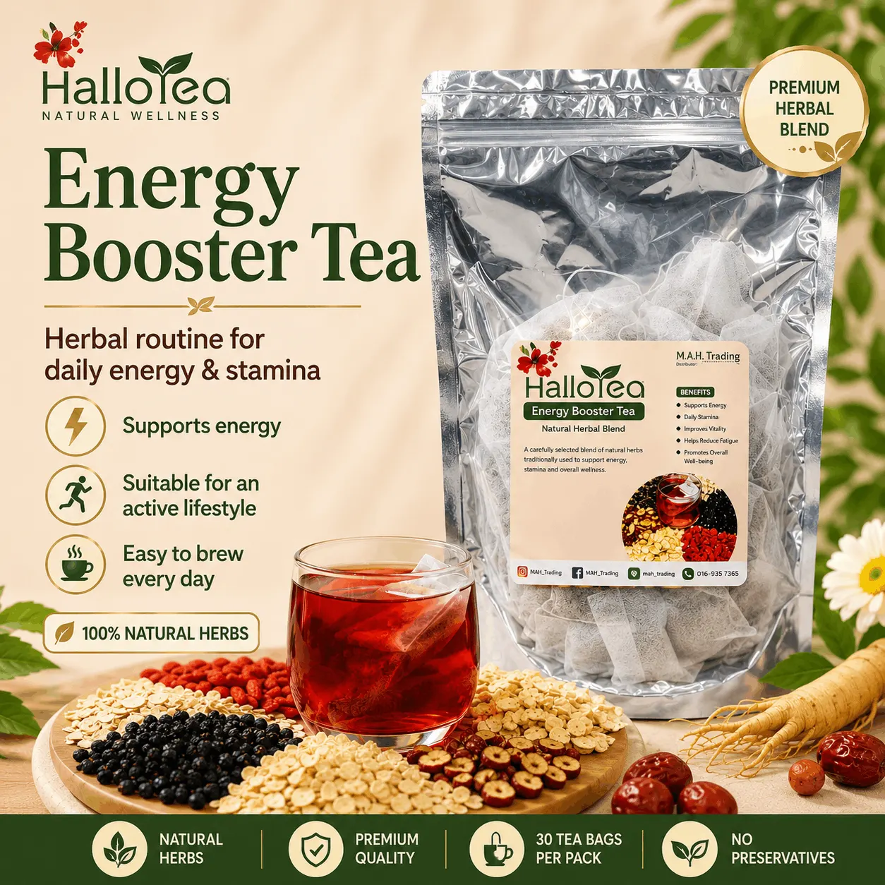 V2- Hallo Natural Energy Booster